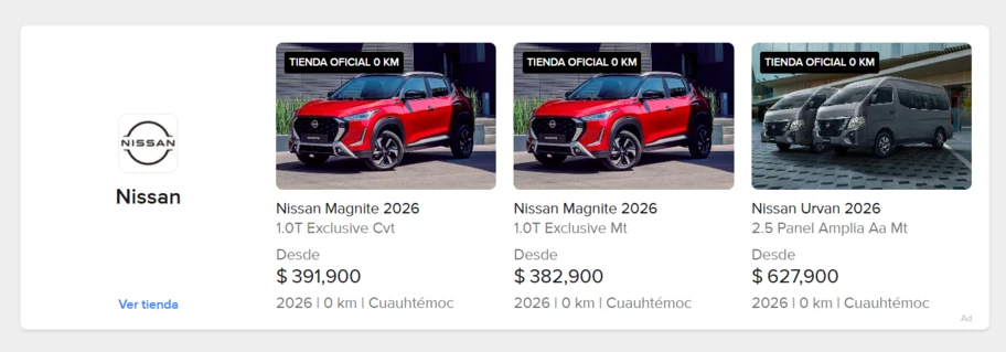 Nissan Mercado Libre
