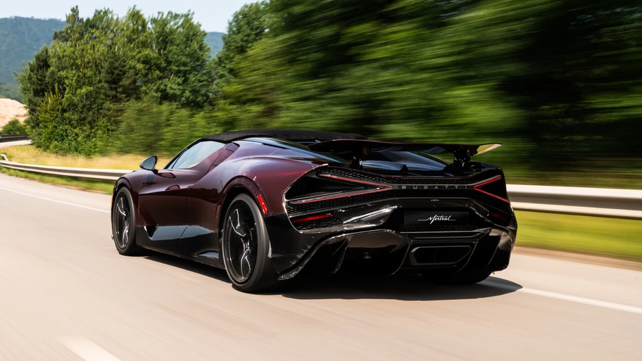 Bugatti Mistral pruebas
