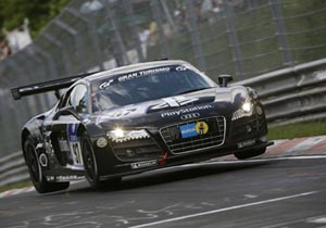 El Audi R8 LMS consigue un segundo lugar en las 24 Horas de Nurburgring