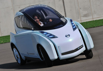 Nissan Land Glider: ¿El futuro del auto es ser una moto?