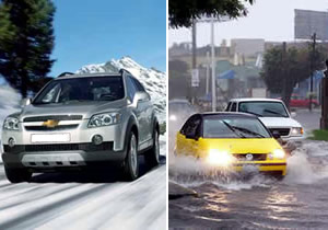 Recomendaciones para conducir en vías mojadas y con hielo