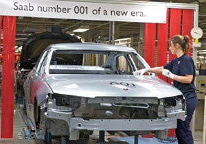 Saab reinicia su producción bajo el mando de Spyker