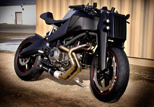 Buell 1125R por Magpul Ronin, intimidante