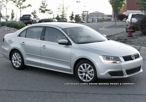 Volkswagen Vento 2011, fotos espía