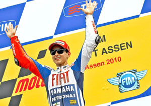 Jorge Lorenzo continúa ganando, ahora lo hace en Assen 