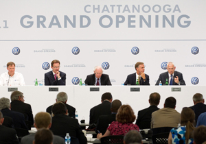 Volkswagen inaugura planta en Chattanooga, EUA