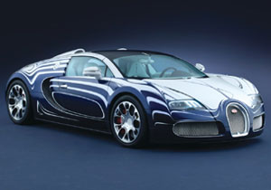 Bugatti Grand Sport L'Or Blanc, porcelana y lujo sobre cuatro ruedas