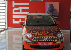 FIAT 500 se viste de arte tribal