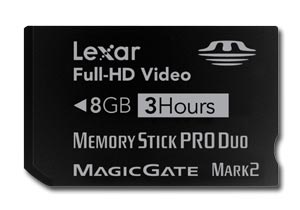 Lexar presenta su Memory Stick de 8 Gb