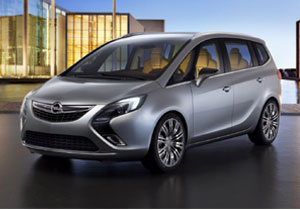 Opel Zafira Tourer Concept debuta en el Salón de Ginebra
