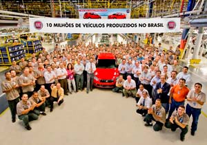 Fiat festeja los 10 millones en Brasil