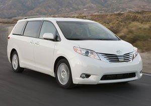 Las minivans más vendidas en EUA