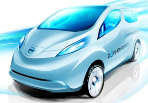 La primera imagen del Nissan NV200 eléctrico