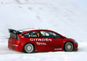 El Citroen C4 WRC afronta su primera cita invernal
