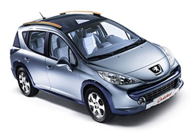 Primicia del Peugeot 207 SW Outdoor en Ginebra