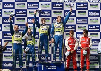 La pelea por el campeonato WRC se cierra, Gronholm gana en Finlandia