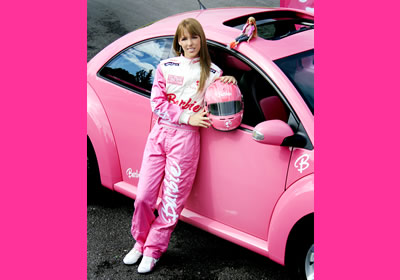 Las pistas de carreras se pintan de rosa