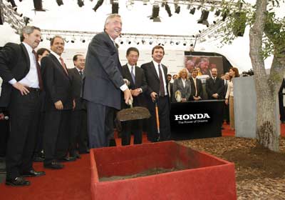 Honda Argentina comenzó la construcción de su planta