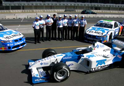 La Escudería Telmex da a conocer su alineación de pilotos para el 2008
