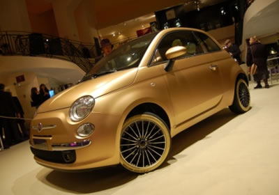 Fiat 500 Pepita y si, se refiere a que es de oro