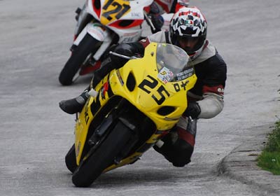 Los principiantes por el campeonato 2008 de Moto Pro México.