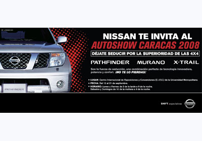 Nissan en el Auto Show de Caracas 2008