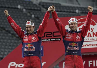 Rally Mundial 2008: Citroën Campeón