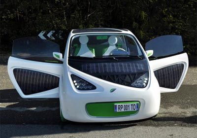 Fiat Phylla un auto solar de serie.