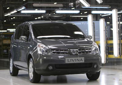 Nissan inicia la producción de su monovolumen Livina en Brasil
