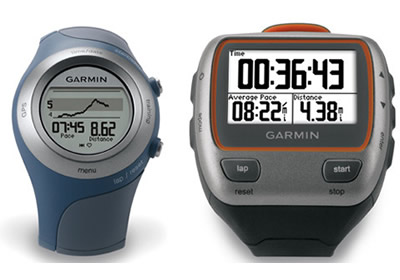 Relojes con GPS, Garmin 405CX y 310XT