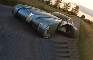 Artista francés reinterpreta el Bugatti Type 57