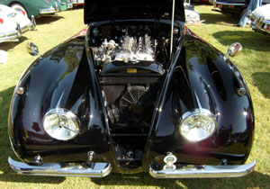 El Jaguar XK120 de 1953 fue el ganador del Concurso de la Elegancia 2010