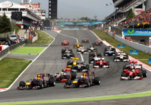 Webber domina el Gran premio de España
