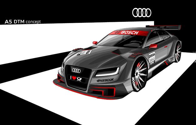 Audi presenta el nuevo A5 DTM 2012