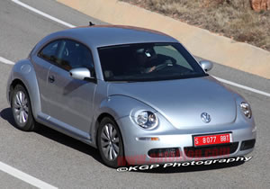 Volkswagen Beetle 2012, fotos espía sin camuflaje