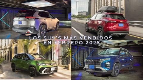 Los 10 SUVs más vendidos en febrero 2025