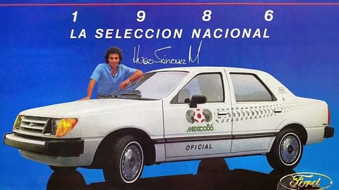 ¿Sabías que el Ford Topaz fue el auto oficial del Mundial de Futbol México 86?
