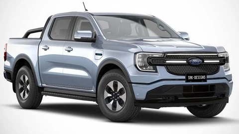 Ford Ranger Lightning, la pickup eléctrica se ve cerca