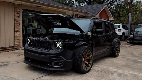Increíble: alguien le puso un V8 HEMI a un Jeep Renegade ¡y funciona!