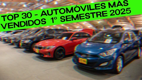 Top 30 – Automóviles más vendidos en Colombia – I semestre 2025