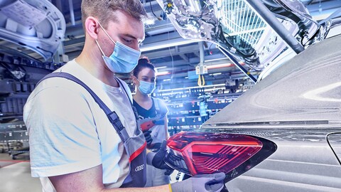 Audi inicia la producción del Q4 e-tron en Alemania