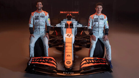 McLaren se vestirá con los icónicos colores de Gulf para el GP de Mónaco