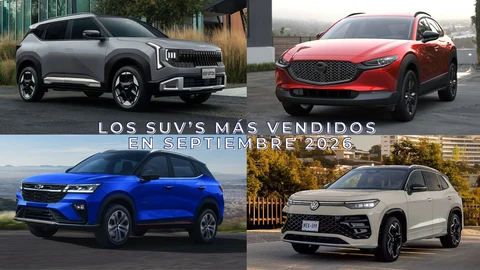 Los 10 SUVs más vendidos en septiembre 2026