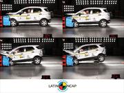 Ford EcoSport sale airosa en el crash test de Latin NCAP