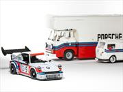 Martini Porsche Racing Set armado con piezas de Lego