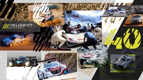 Peugeot Sport celebra cuatro décadas de éxito en el Motorsport