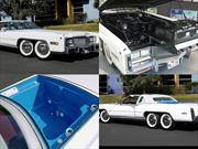 Un Cadillac Eldorado 1977 de ocho ruedas se encuentra en Australia