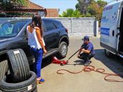 Presentan en Chile nuevo servicio de cambio de neumáticos a domicilio