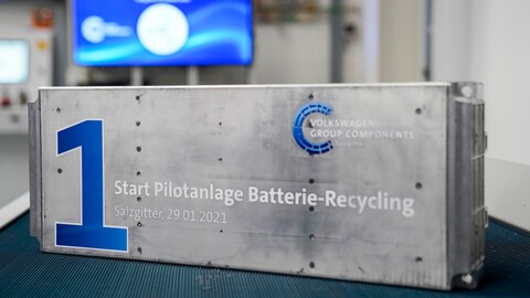 Volkswagen Group comienza a reciclar baterías de autos eléctricos