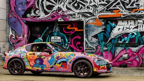 Mazda MX-5 Kabuki Town, inspirado en la cultura japonesa cuesta 75 mil dólares